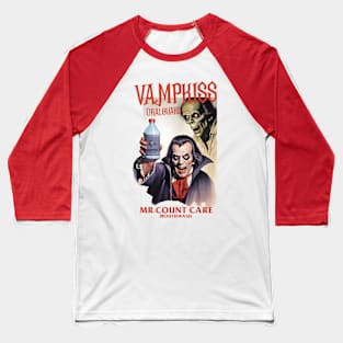 Mr. Count Care's Mouthwash Magic Baseball T-Shirt